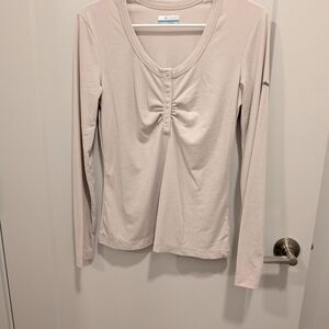 Columbia Women's Cream Long Sleeve Top